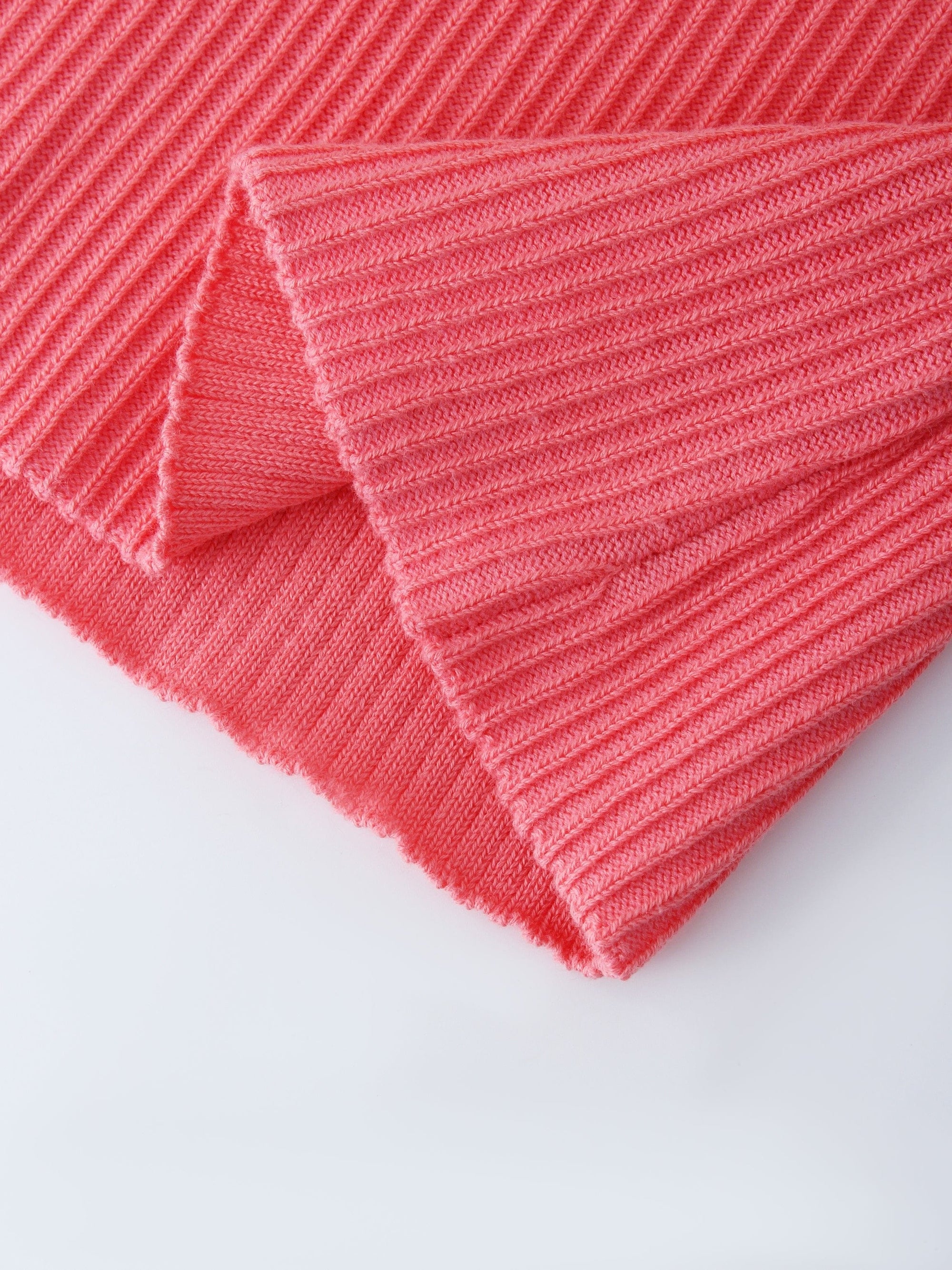 Sleeveless Ribbed Crew-Coral-4