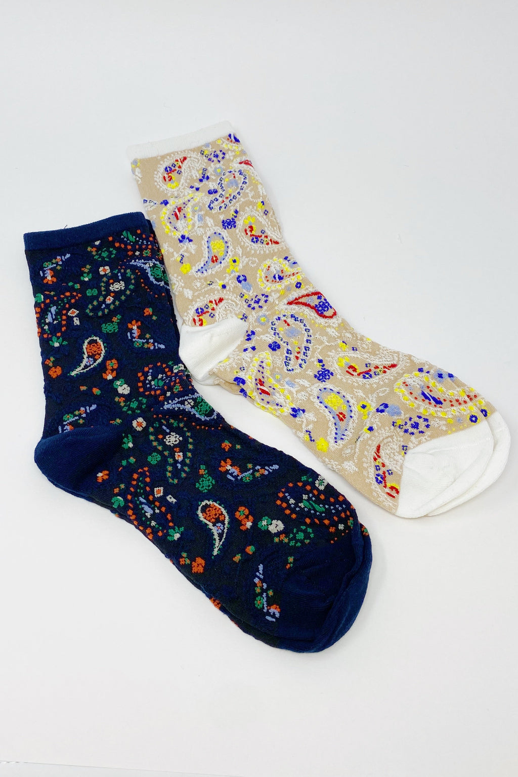 Color Heaven Paisley Socks Set-4