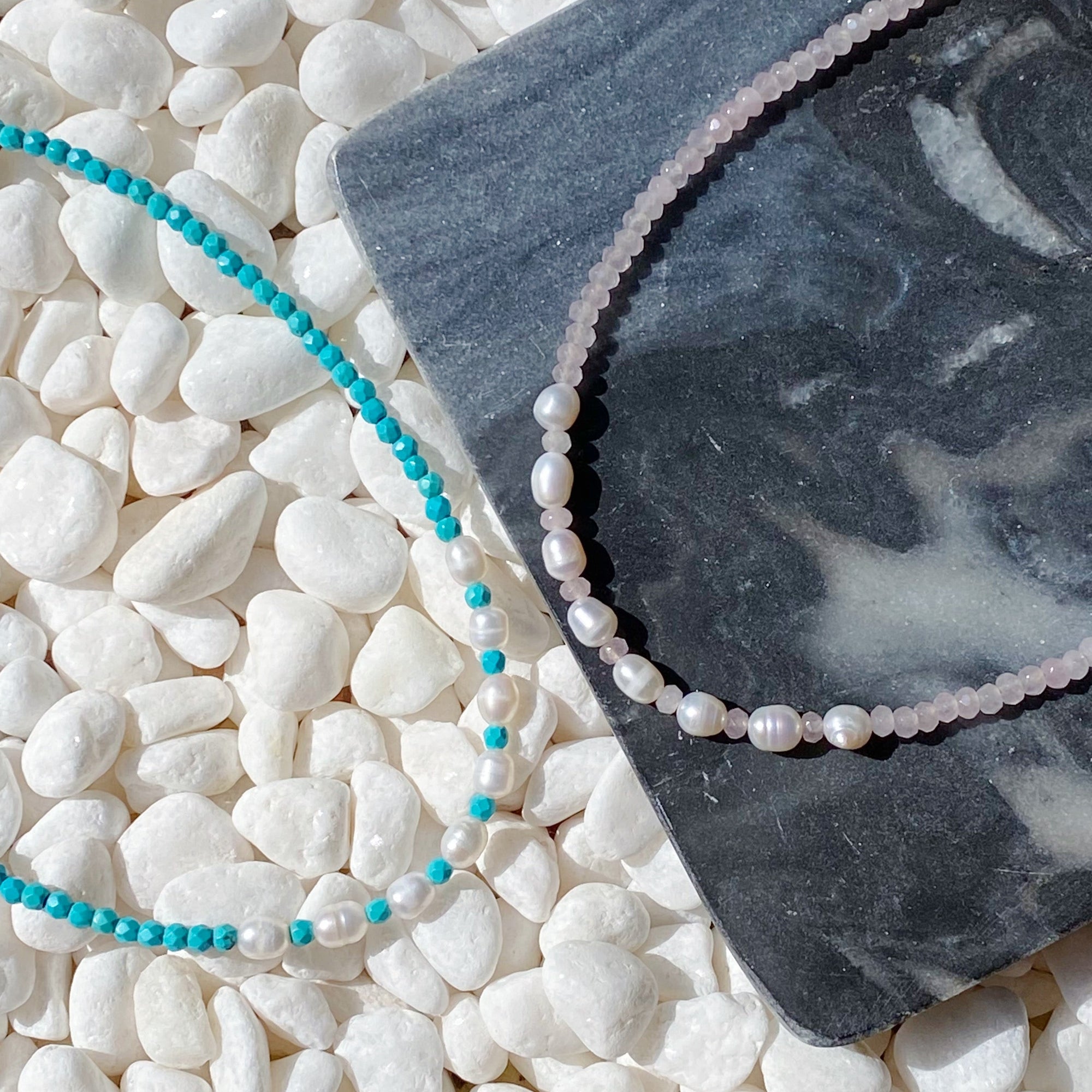 Freshwater Pearl Choker Necklace-0