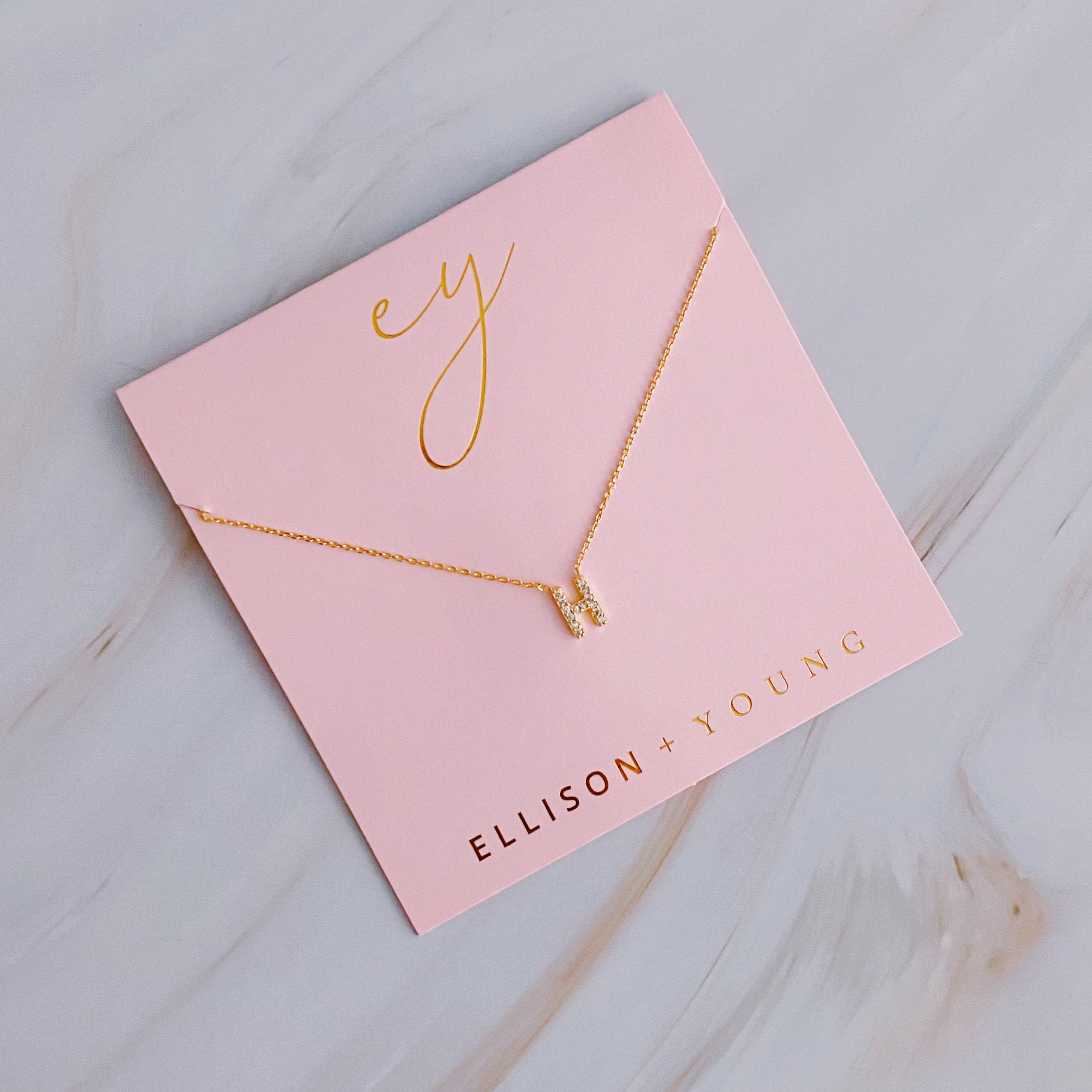 Understated Beauty Initial Necklace-11