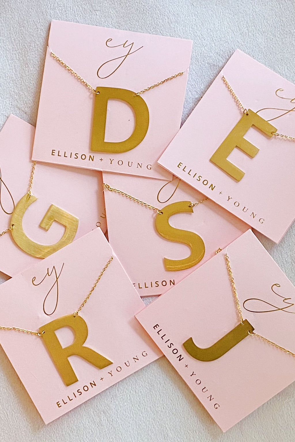 Ellison + Young: Boldly You Initial Necklace-0