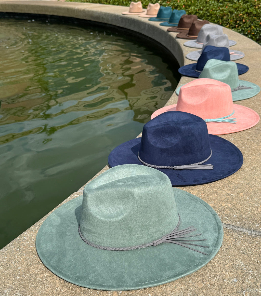 Everyday premium Suede Fedora Hat-1