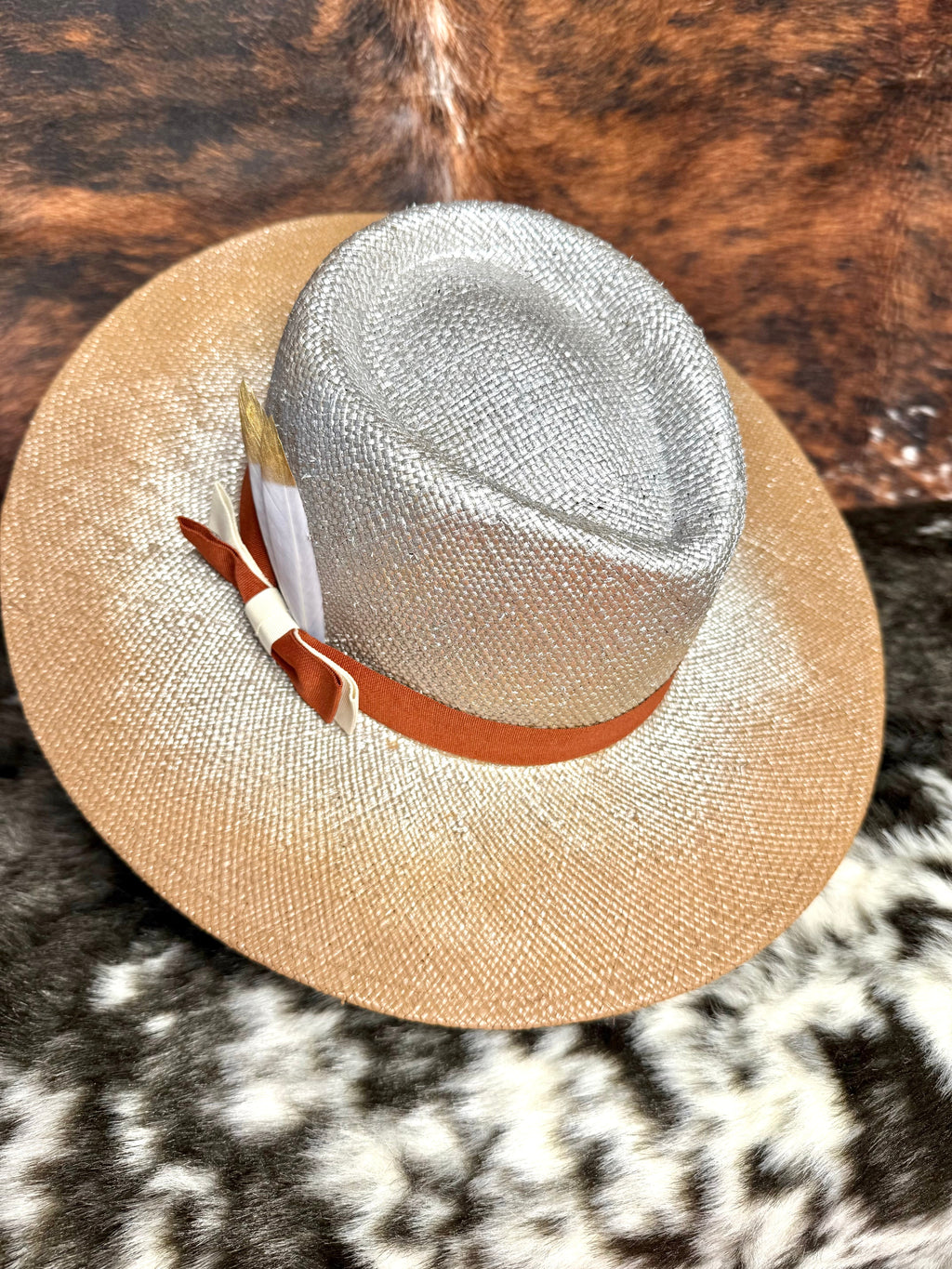 Custom painted Straw Hat-0