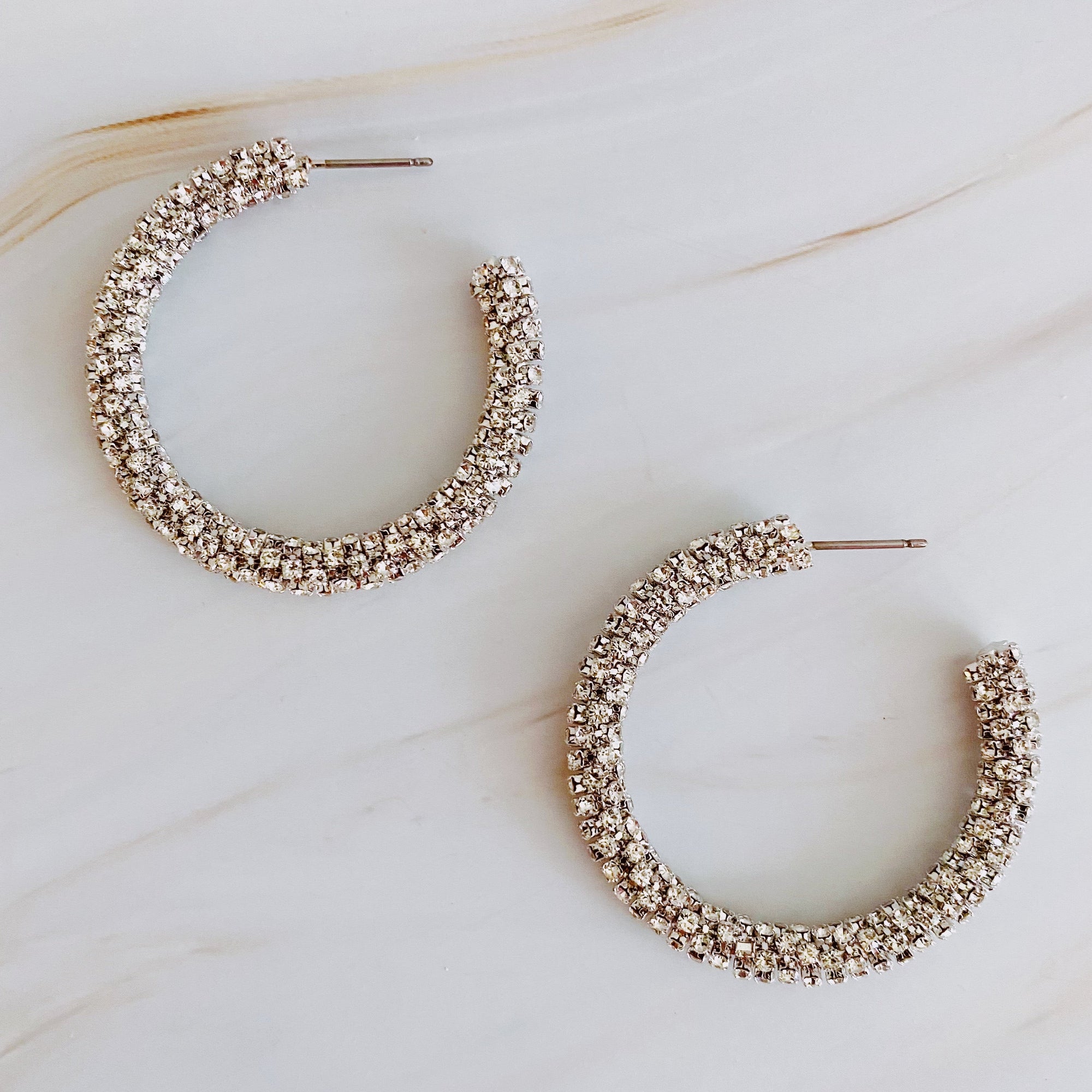 Wrapped In Shine Hoop Earrings-3