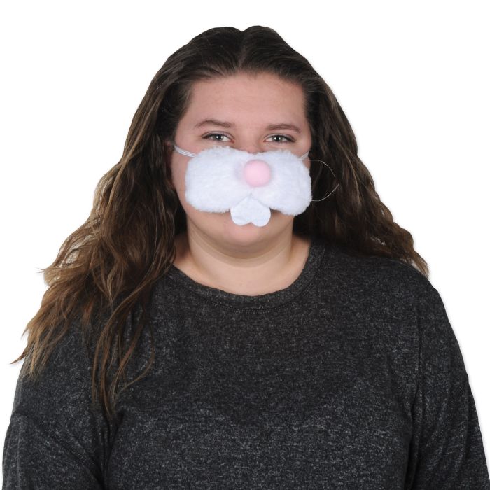 Plush Bunny Rabbit Nose Costume Accessory