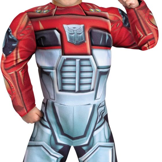 Boys Transformers Rescue Bots Optimus Prime Muscle Costume