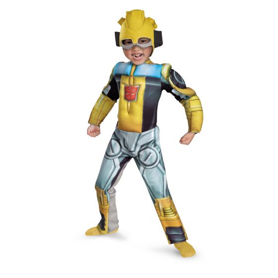 Boys Transformers Rescue Bots Bumblebee Muscle Costume