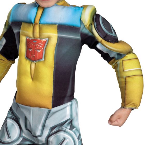 Boys Transformers Rescue Bots Bumblebee Muscle Costume