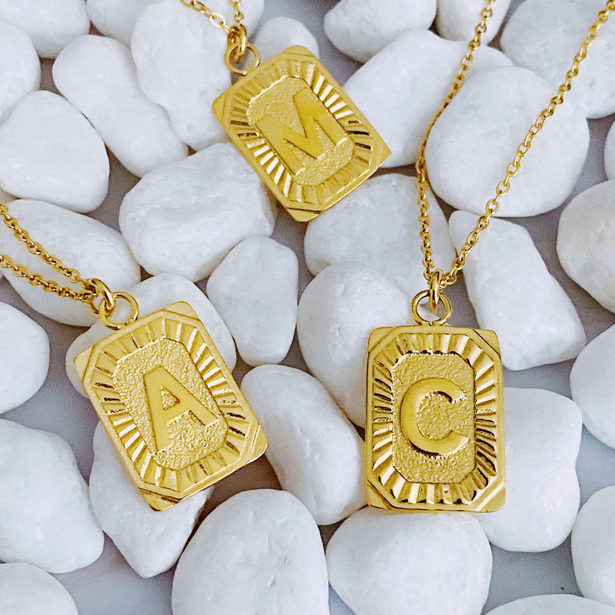 Art Deco Initial Necklace-2