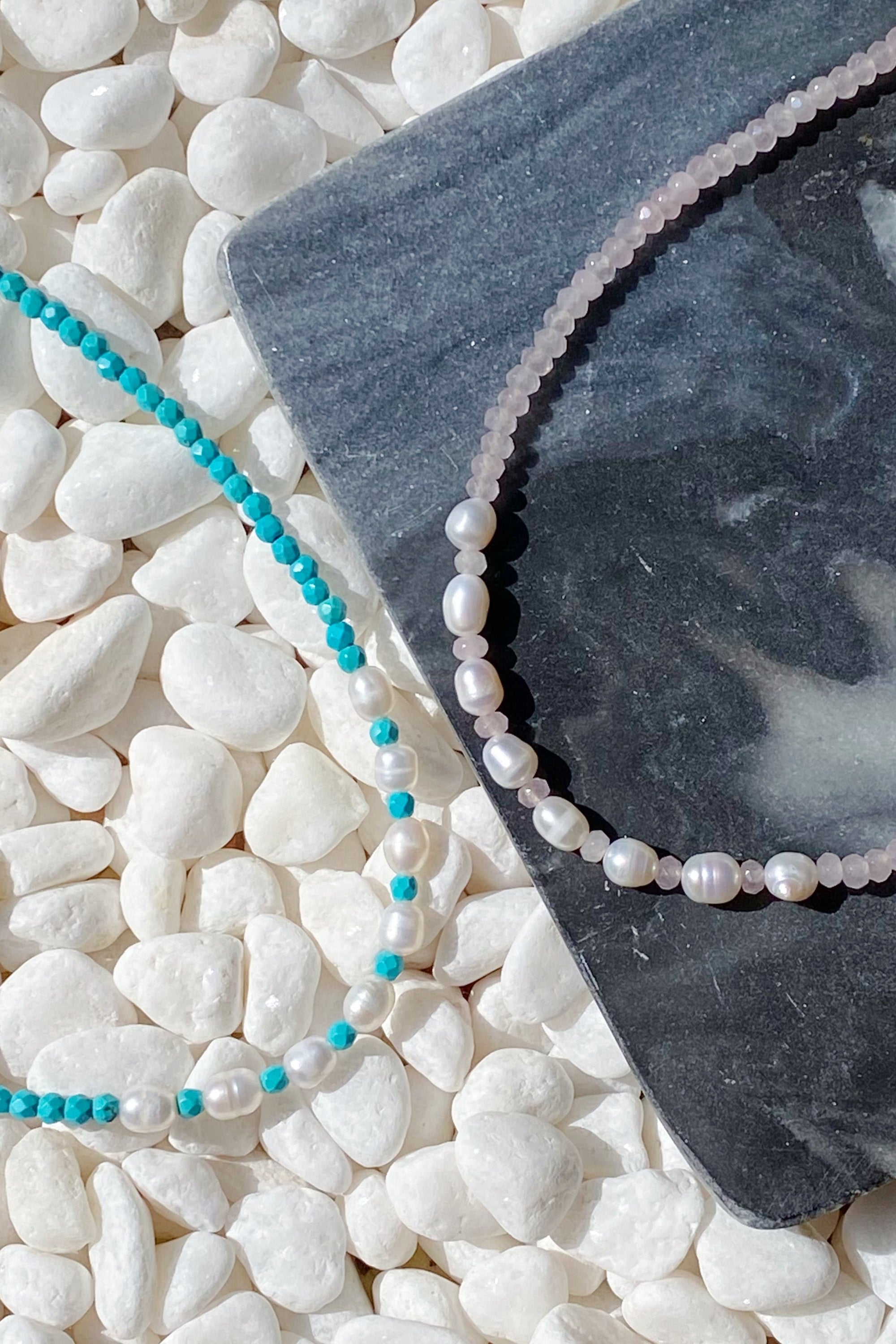 Freshwater Pearl Choker Necklace-3