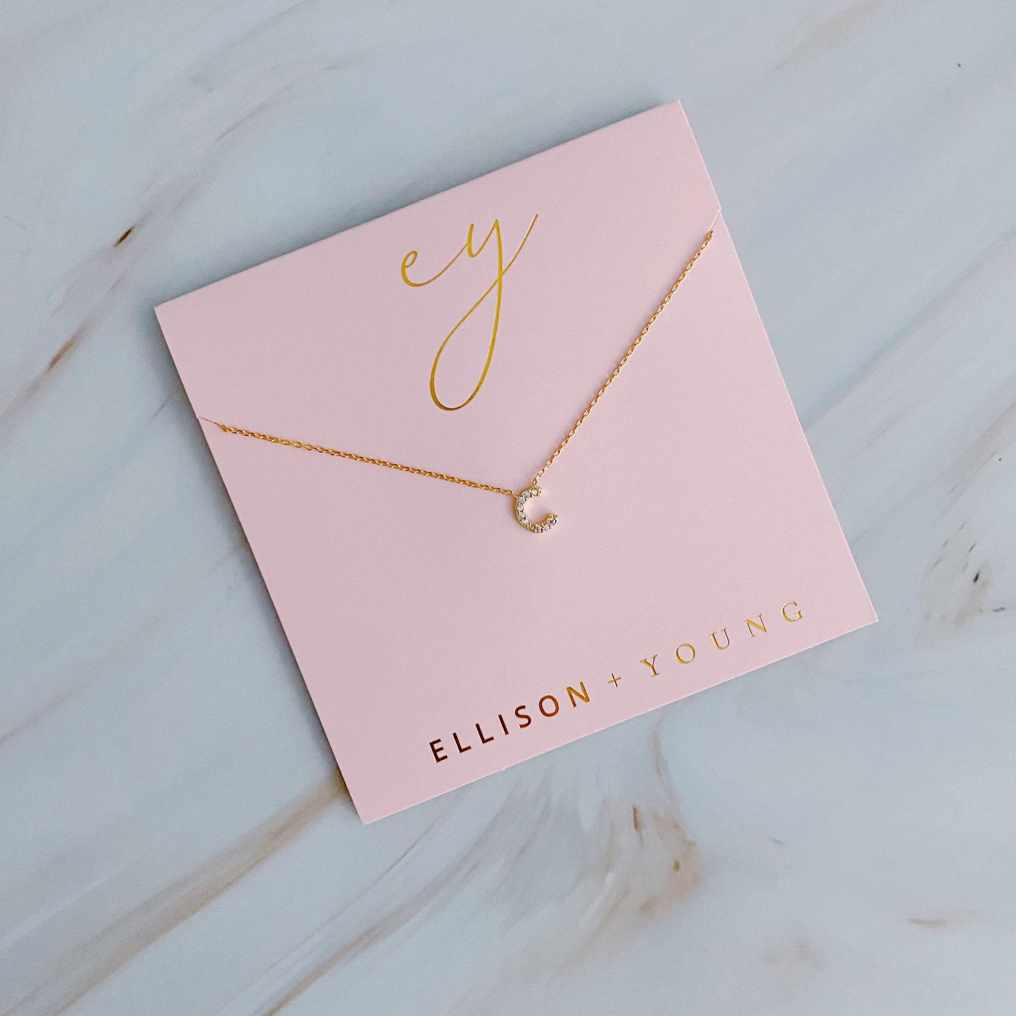 Understated Beauty Initial Necklace-7