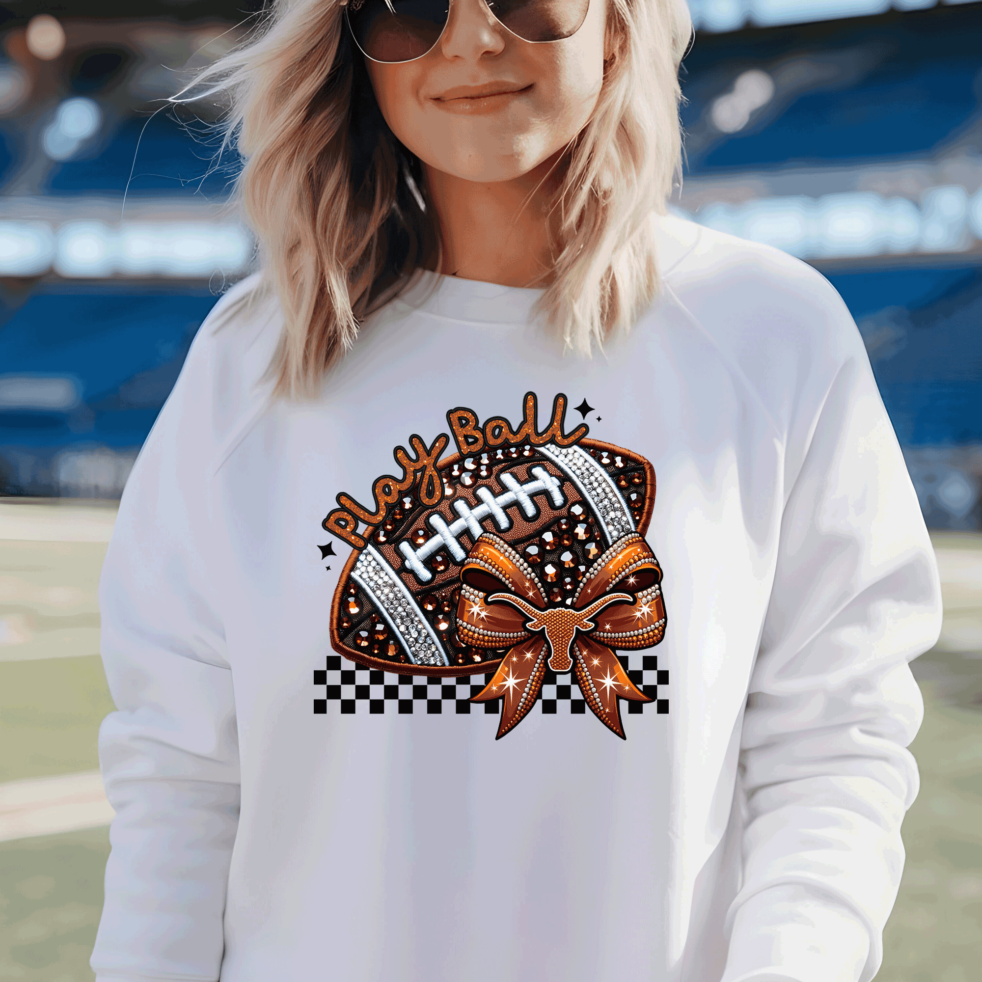 University of Texas Football Shirts, Longhorns Football sweatshirts, SEC Football, College Football, Hook em Horns, Faux Glitter Longhorn Retro Comfort Colors