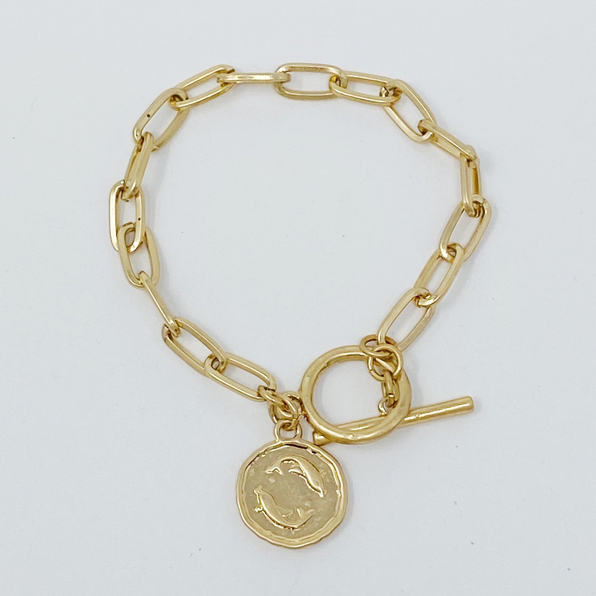 Zodiac Charm Chain Bracelet-14