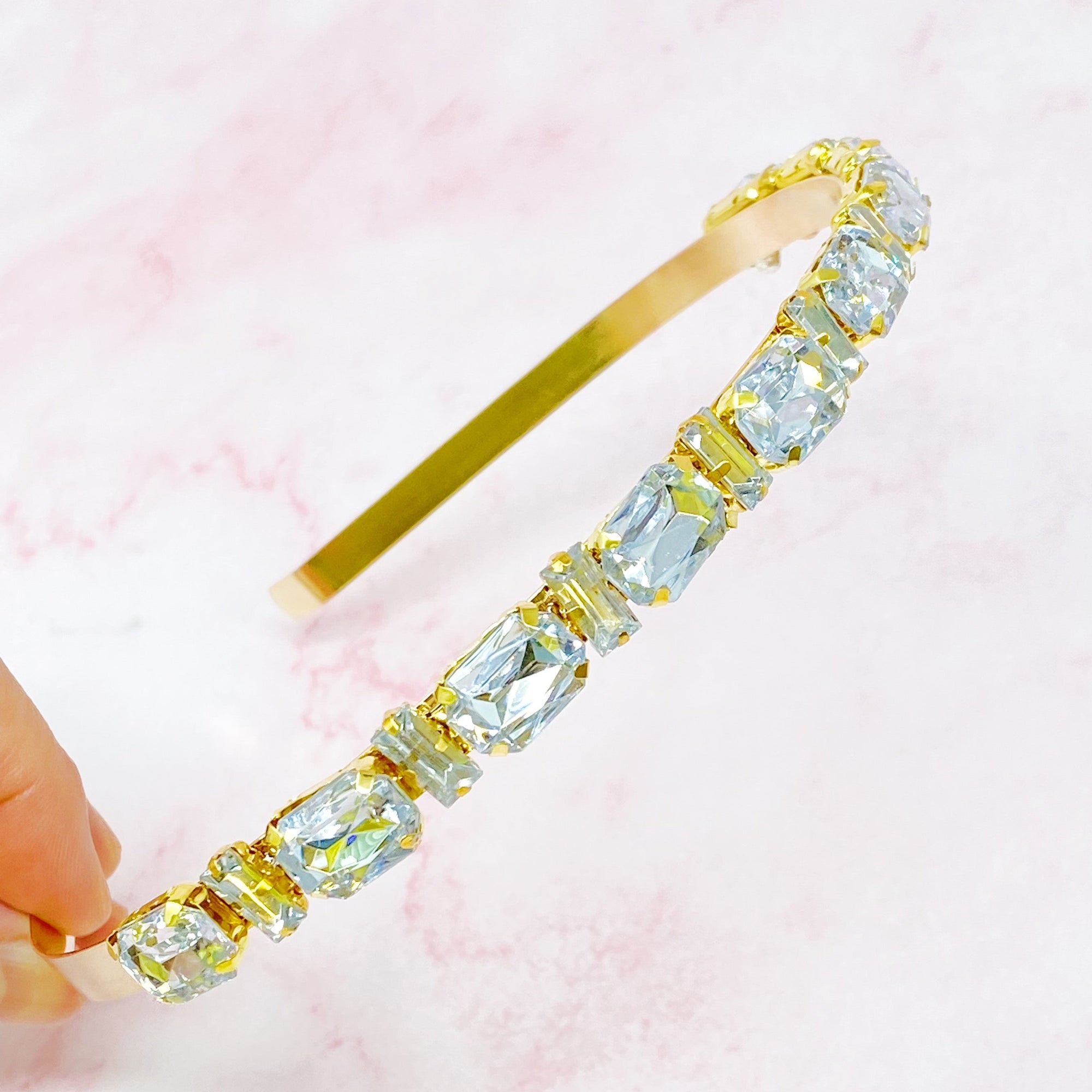 Diamonds In A Row Headband-4