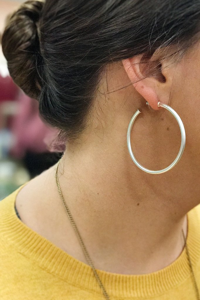 The Best Of Hoops Earrings, Matte Silver-1