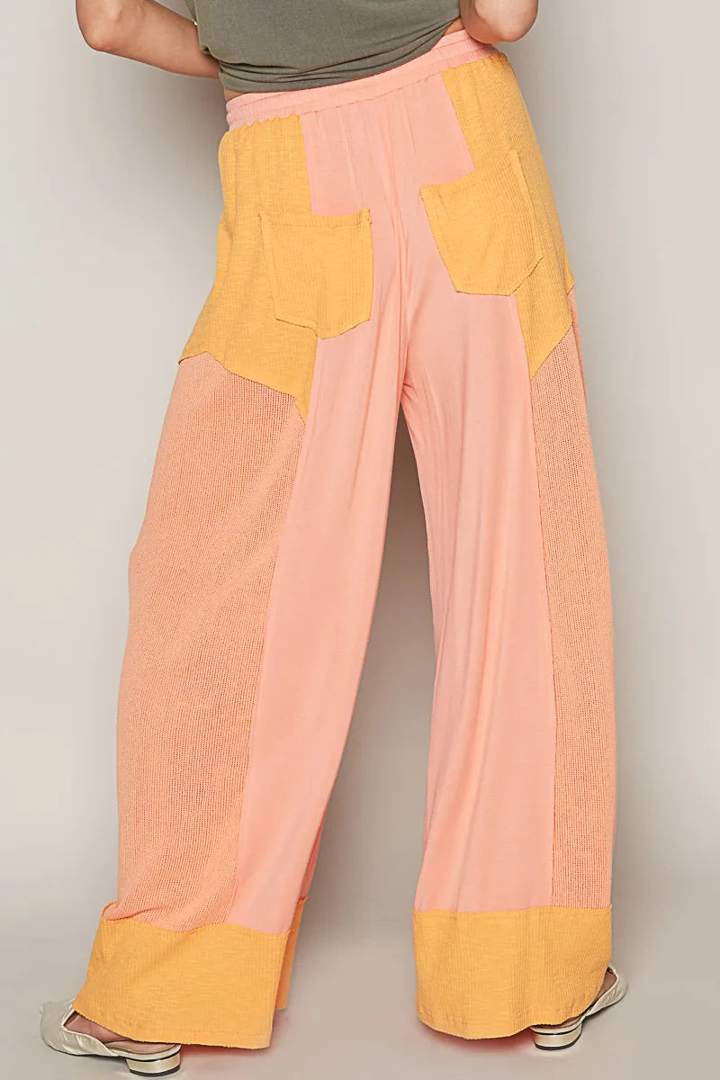 Drawstring Wide Leg Pants