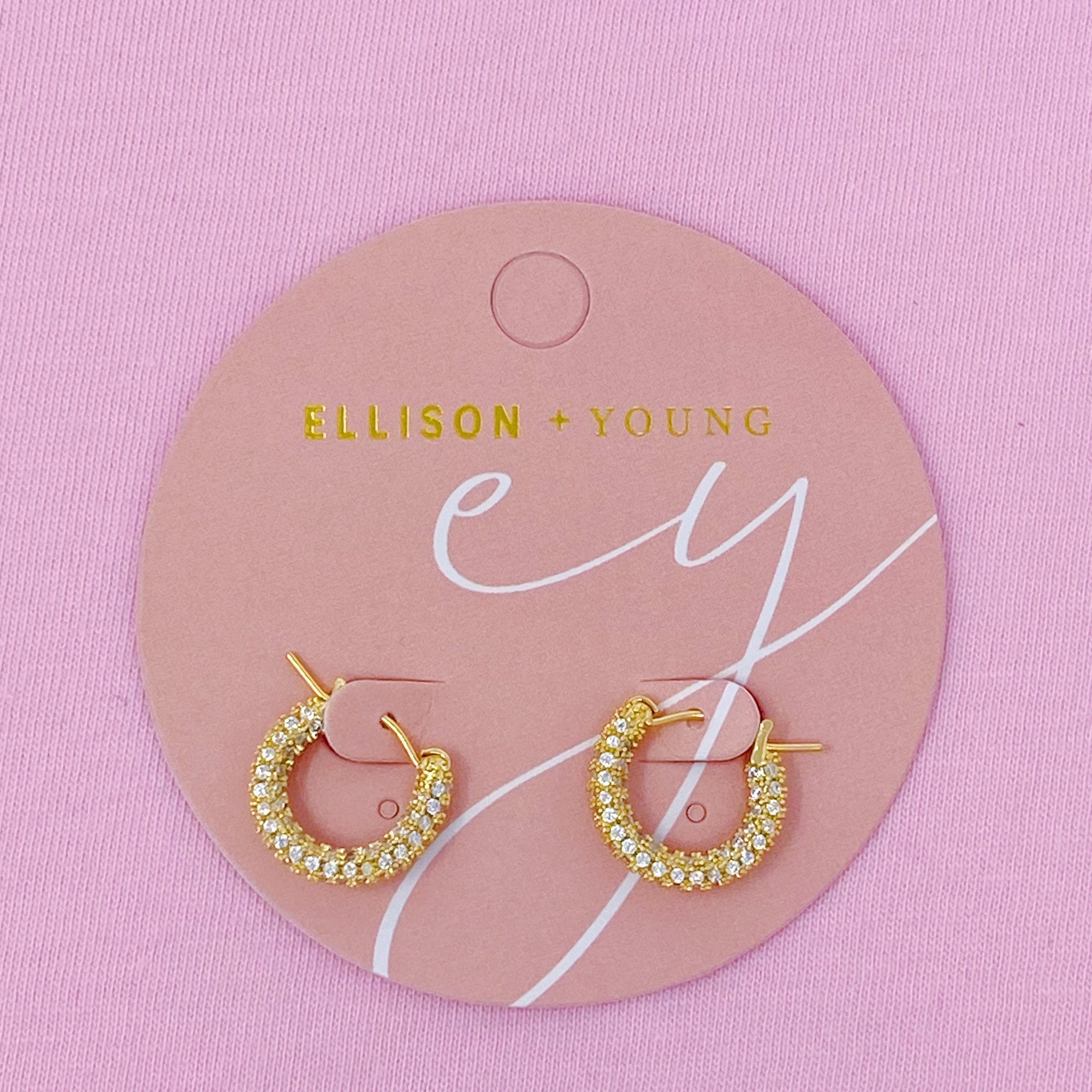 Elegant Shine Hoop Earrings-3