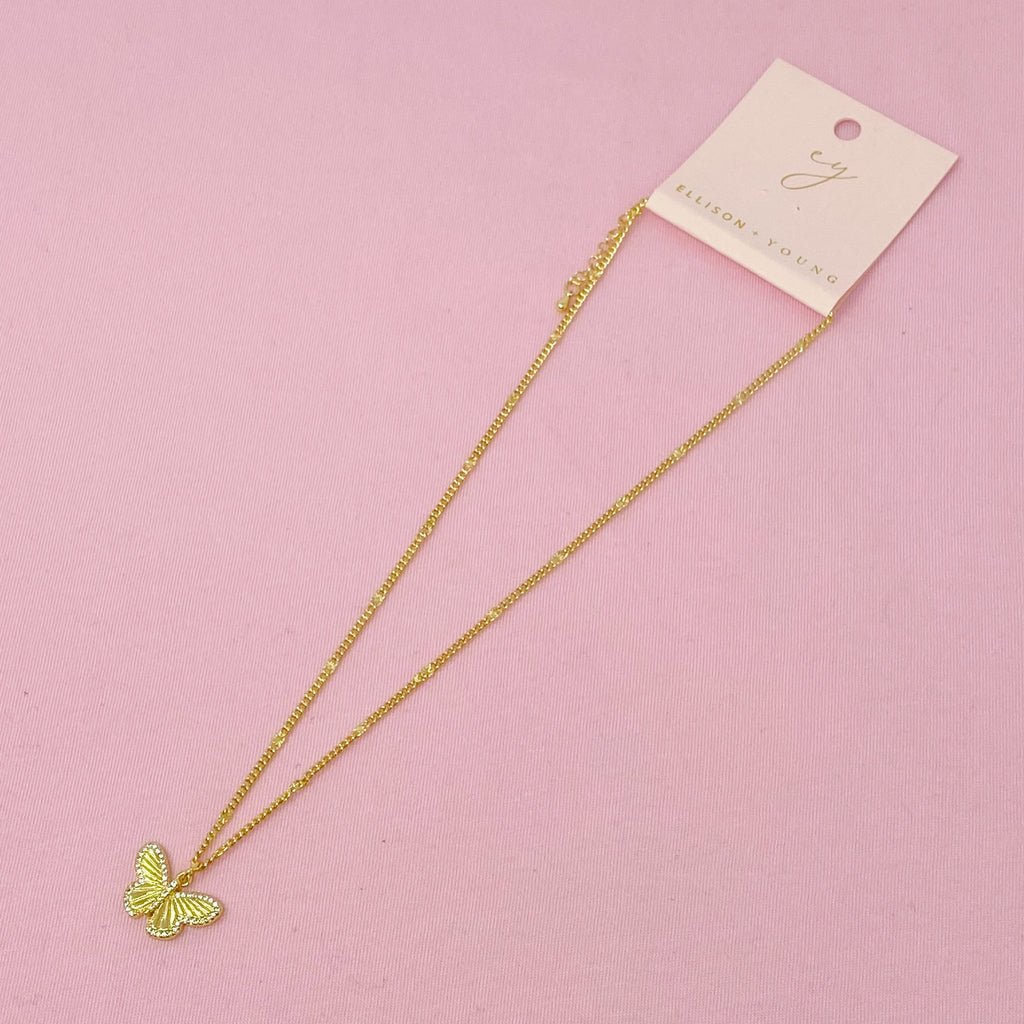 Butterfly In Flight Necklace-1
