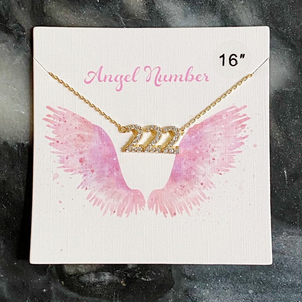 Dainty Angel Number Necklace-6