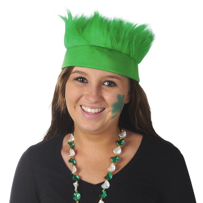 Green Wild Spiked Hair Headband