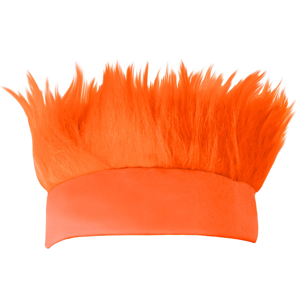 Orange Wild Spiked Hair Headband