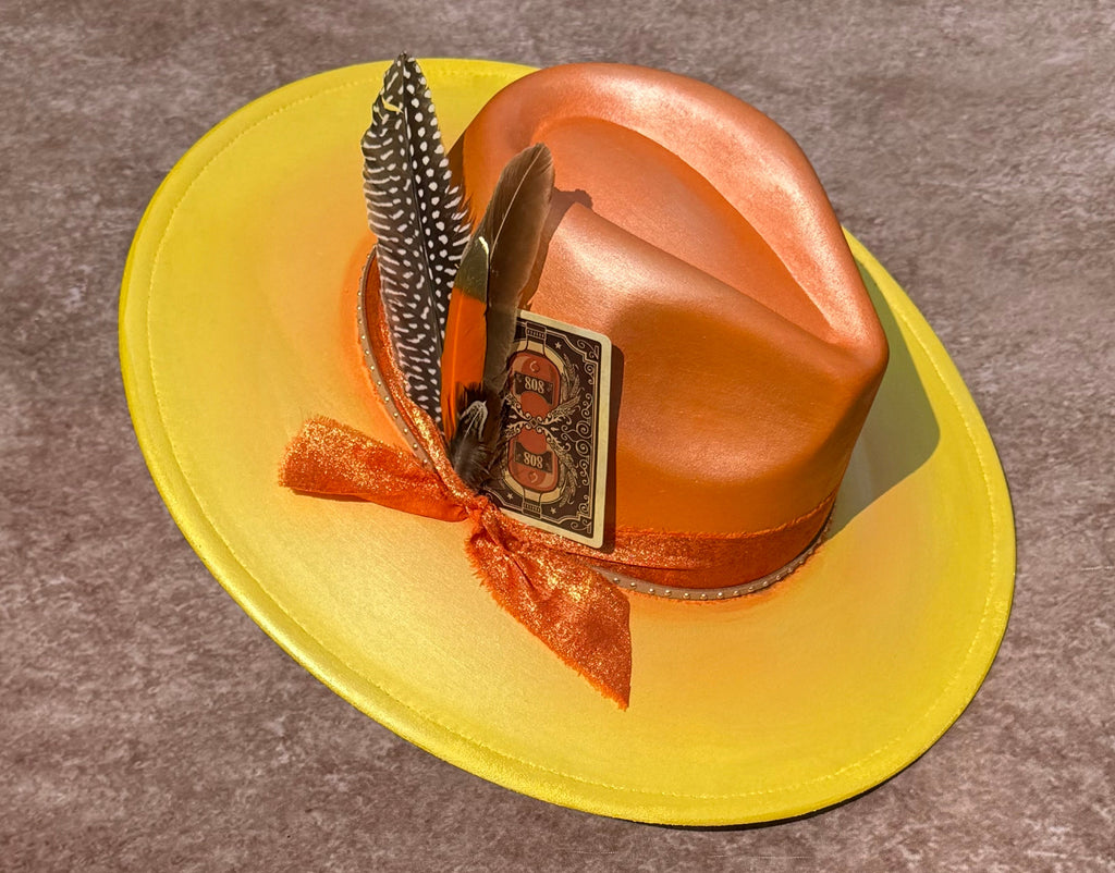 Custom handcrafted SunKiss Fedora Hat-0