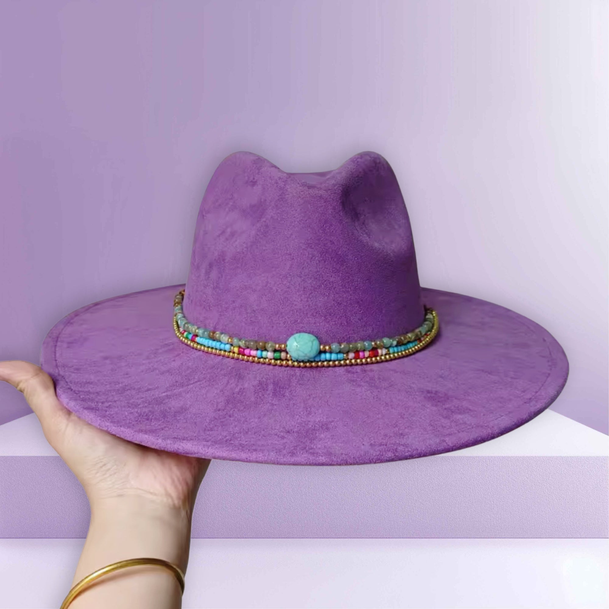 Needed premium Suede Fedora Hat--0