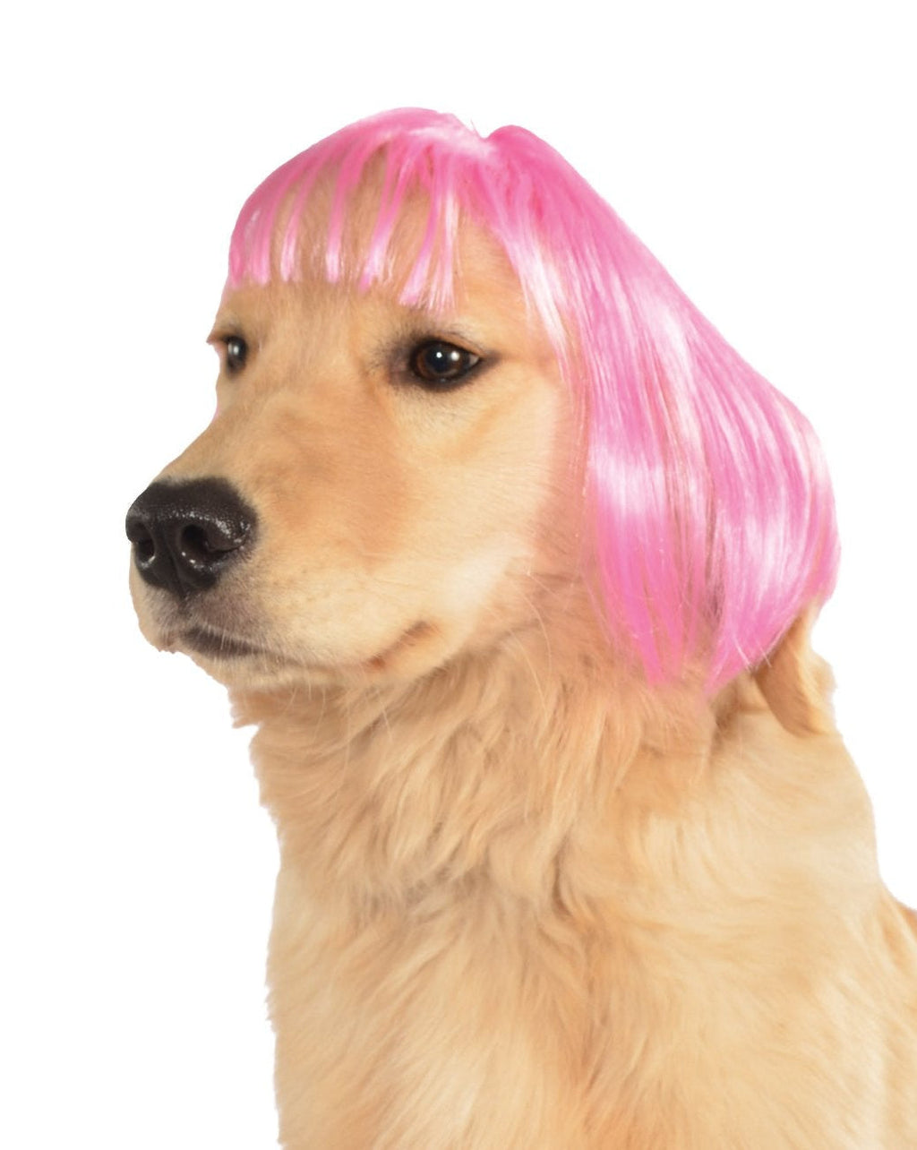 Pets Hot Pink Short Bob Wig Costume Accessory
