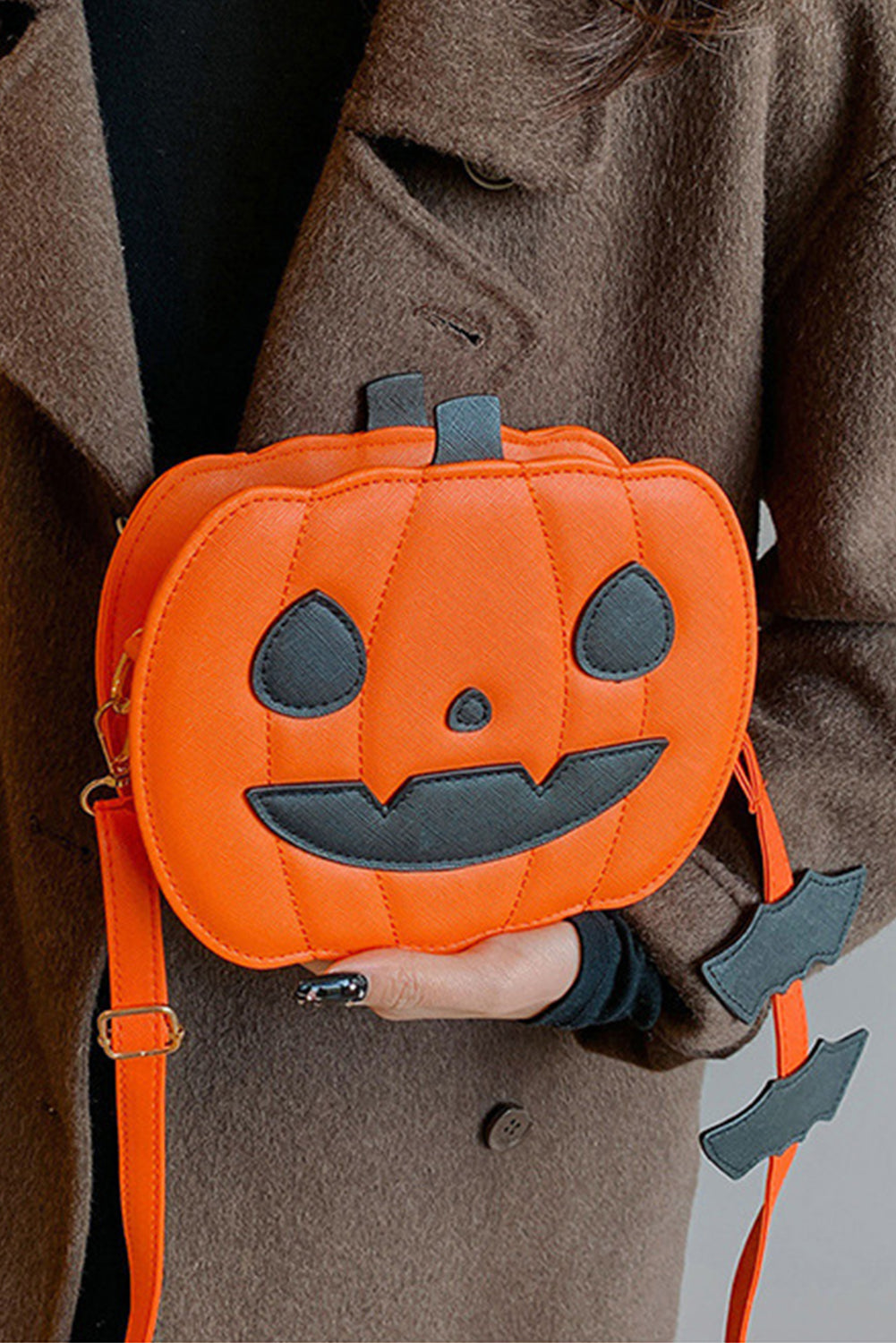 Carrot Halloween Pumpkin Shoulder Bag