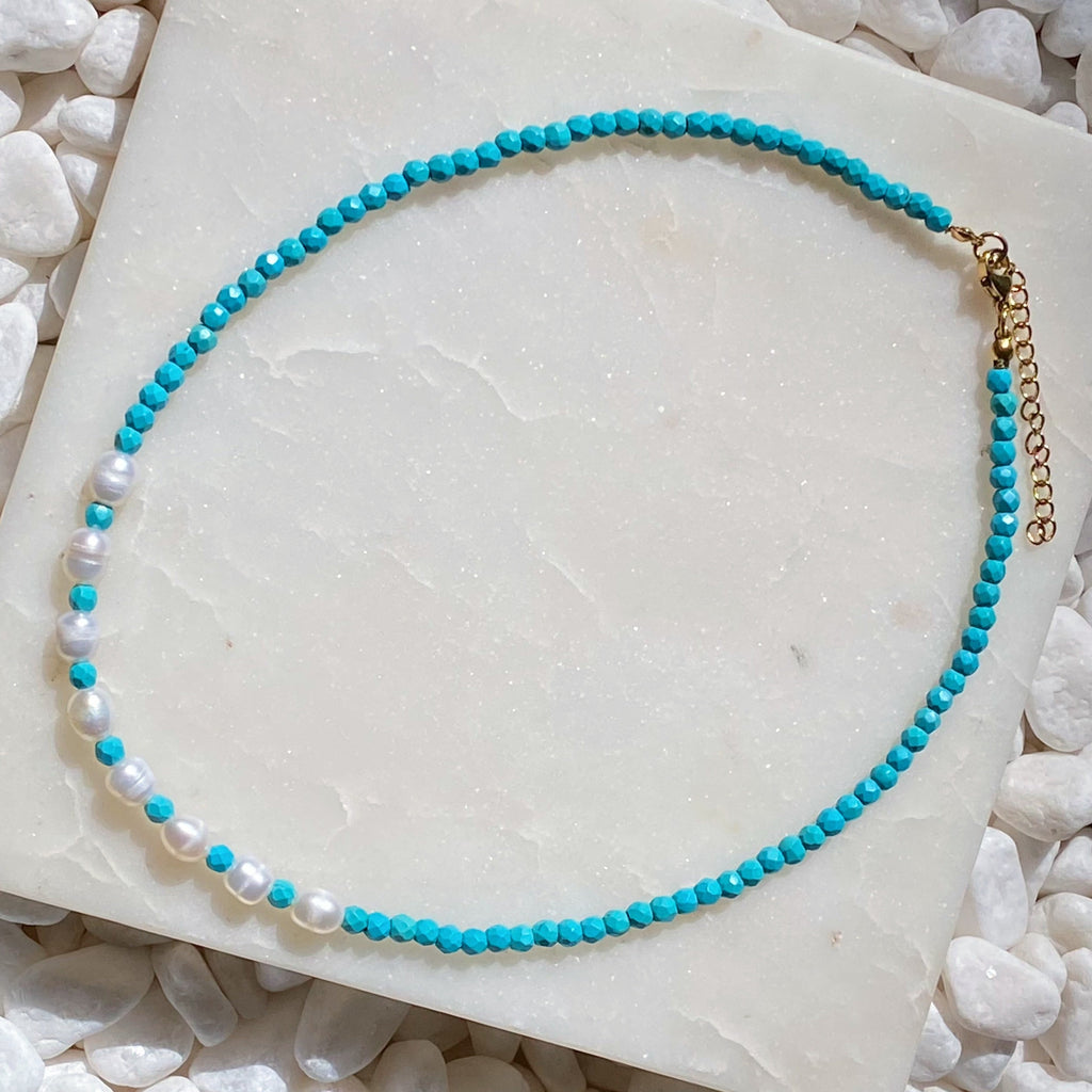 Freshwater Pearl Choker Necklace-2