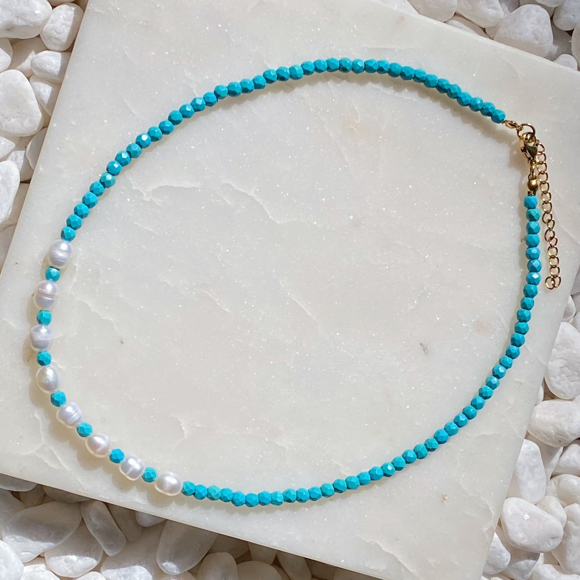 Freshwater Pearl Choker Necklace-2