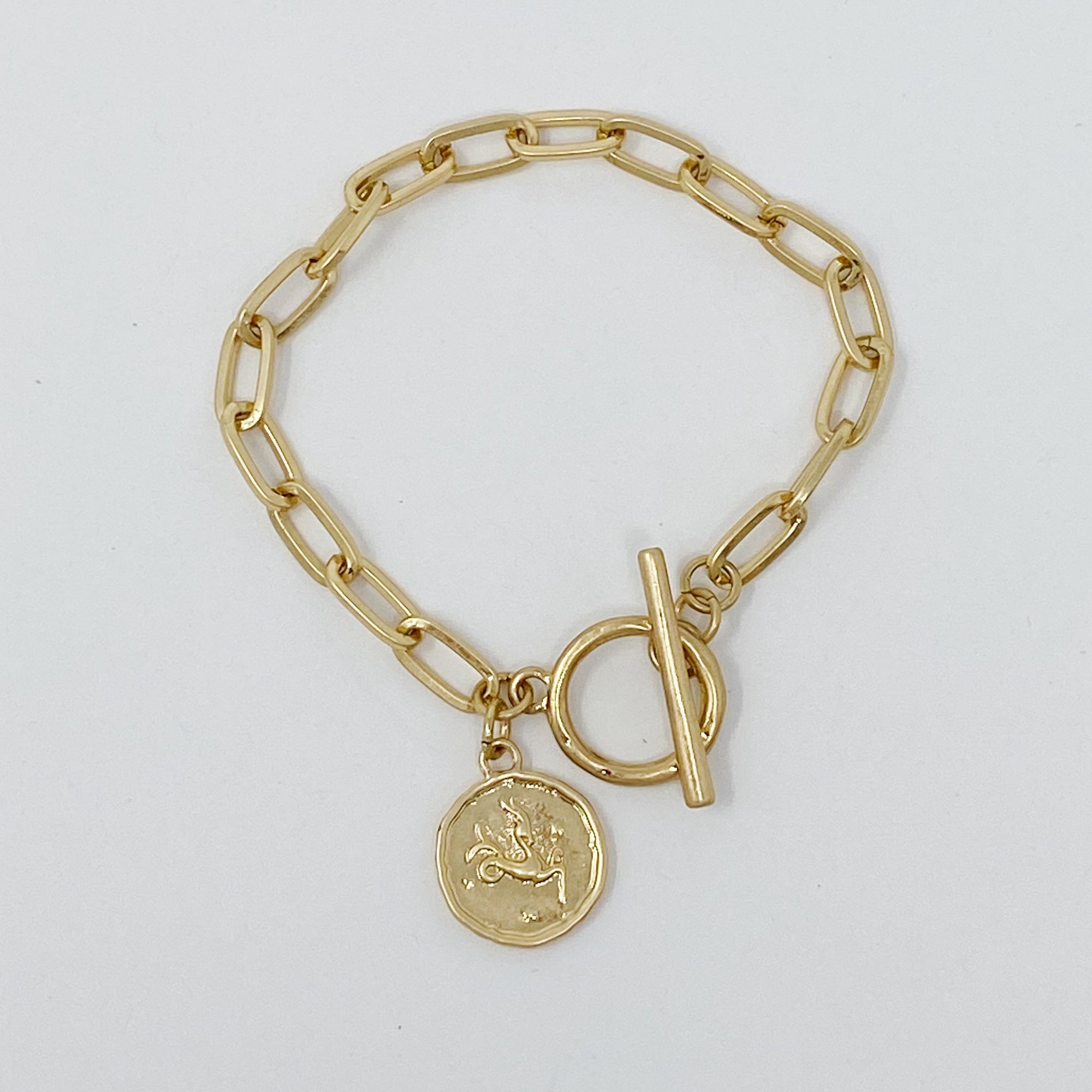 Zodiac Charm Chain Bracelet-13