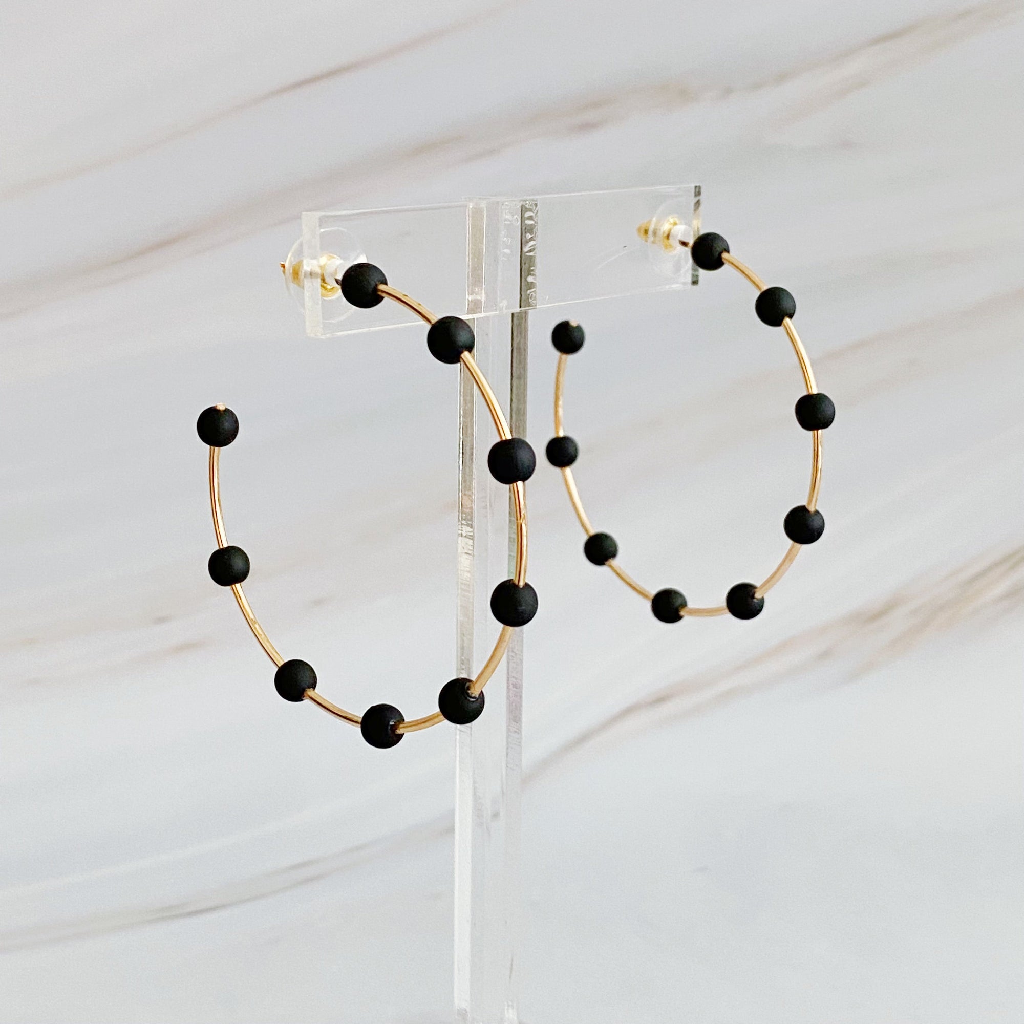 Games On Cloud Nine Hoop Earrings-2