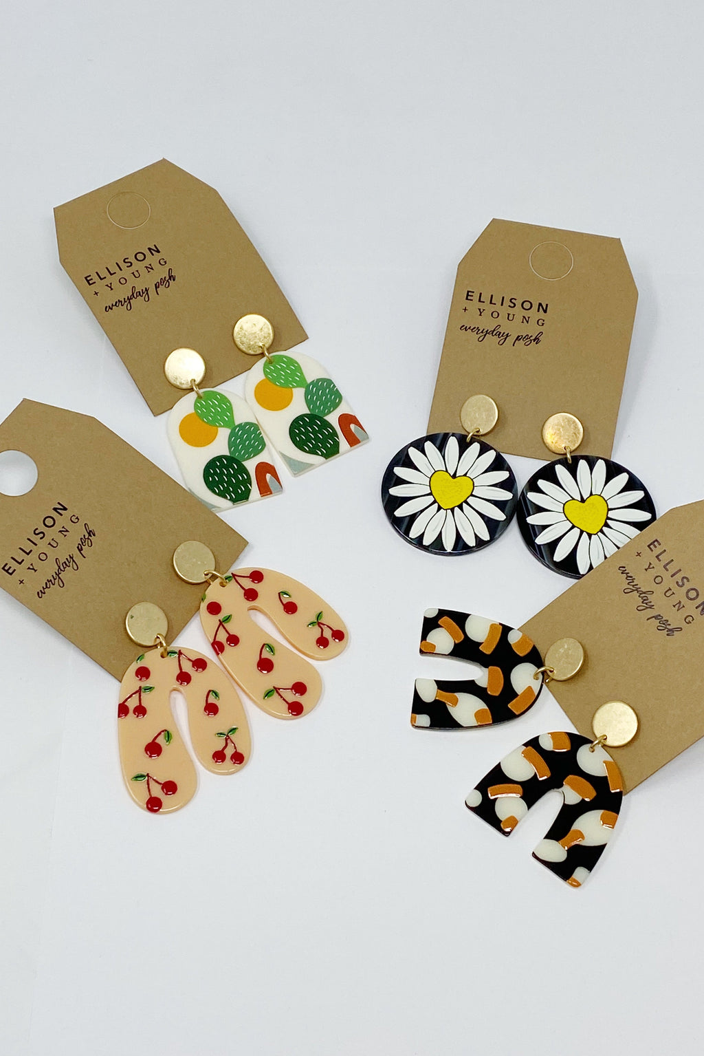 Artful Life Painted Earrings-0