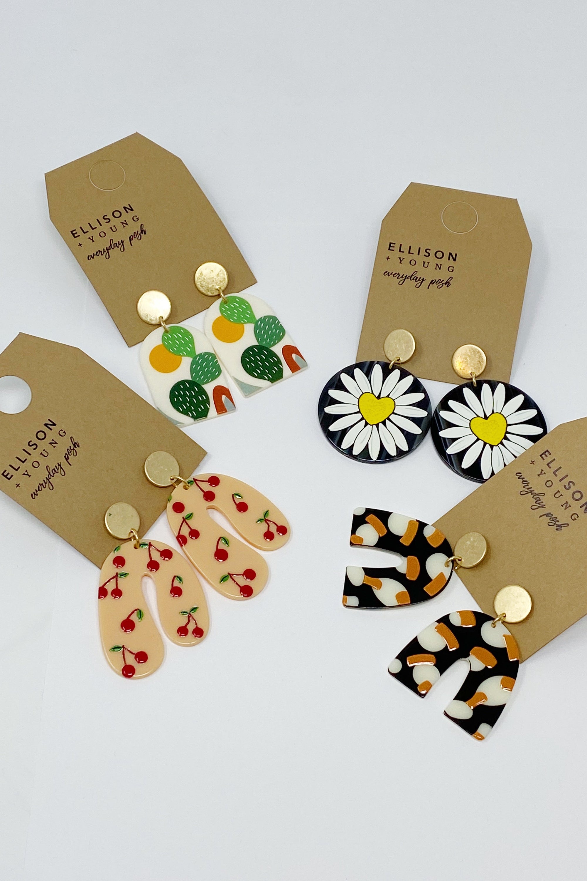 Artful Life Painted Earrings-0