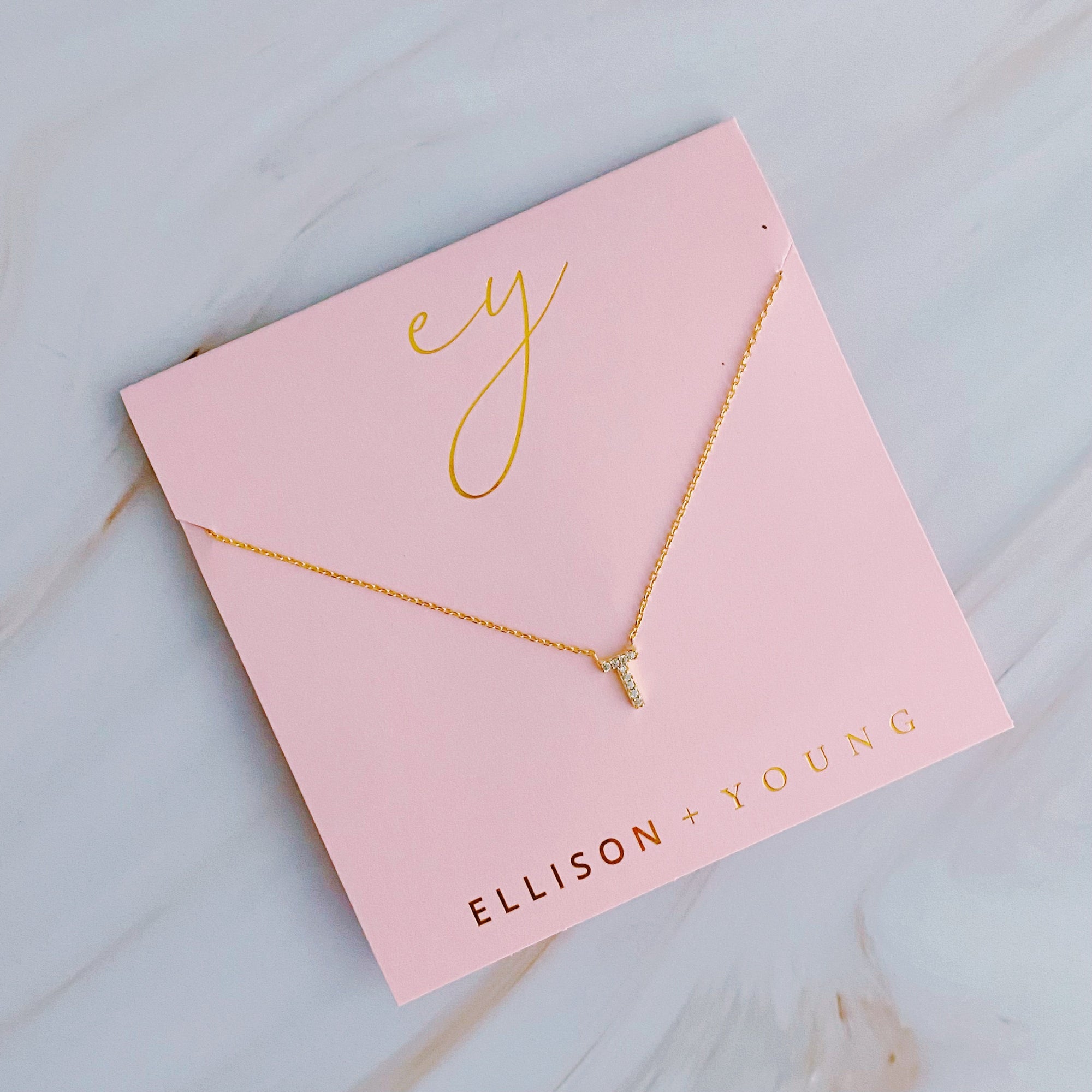 Understated Beauty Initial Necklace-19