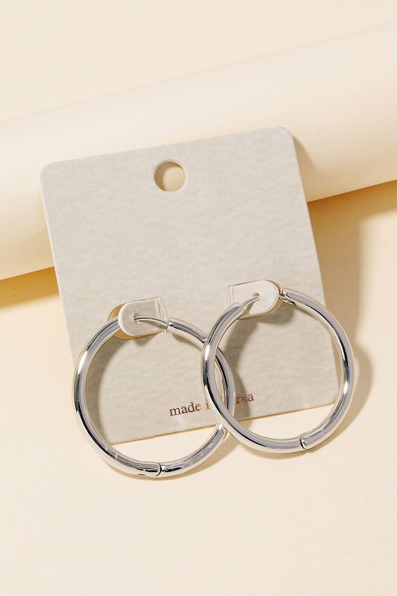 Classic Everyday Gold Hoop Earrings
