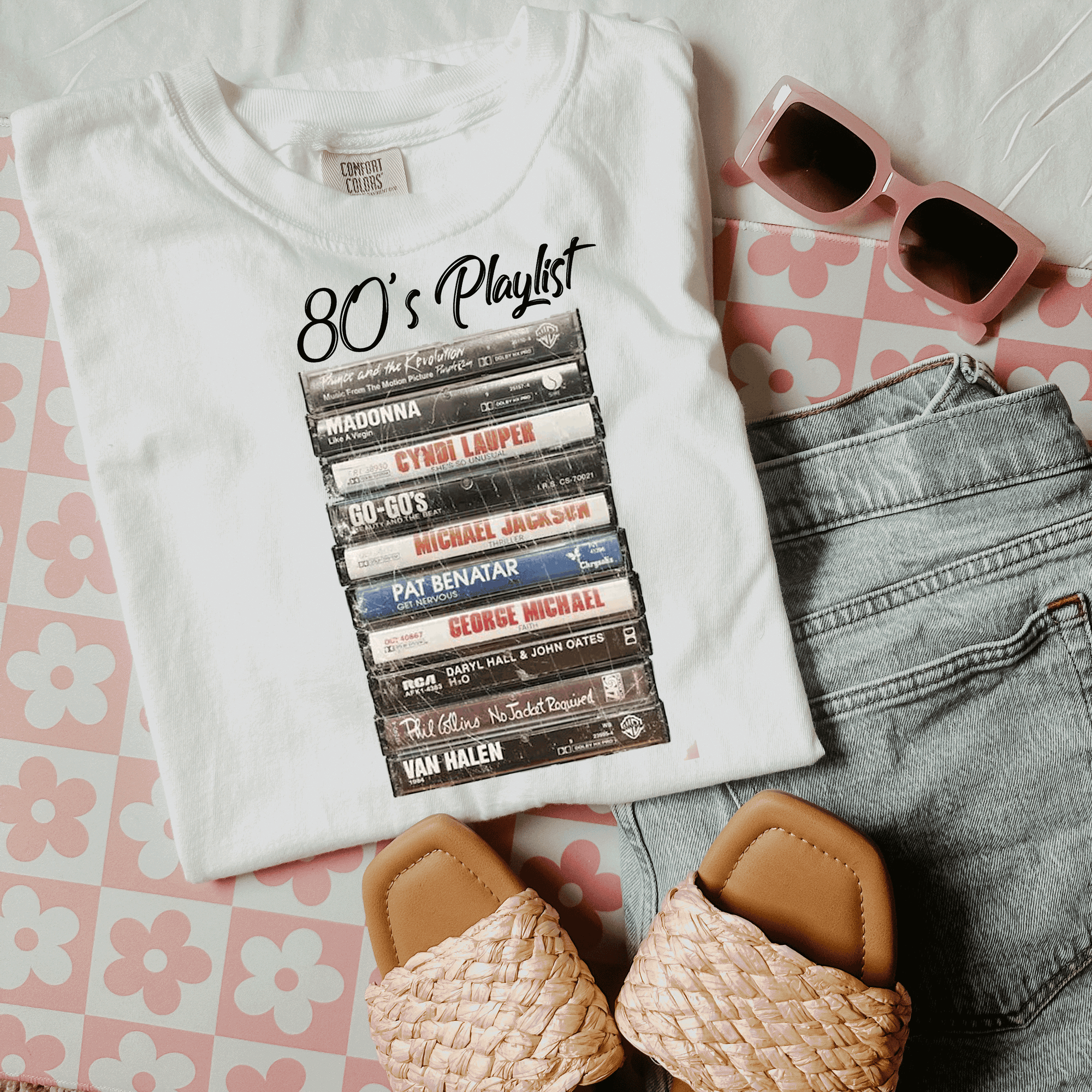 Old School Playlist Sweatshirt, Old School Playlist Shirt, Retro 80s 90s Music Party Tee Shirt, Unisex Music Mix Tape Cassette Player Shirts