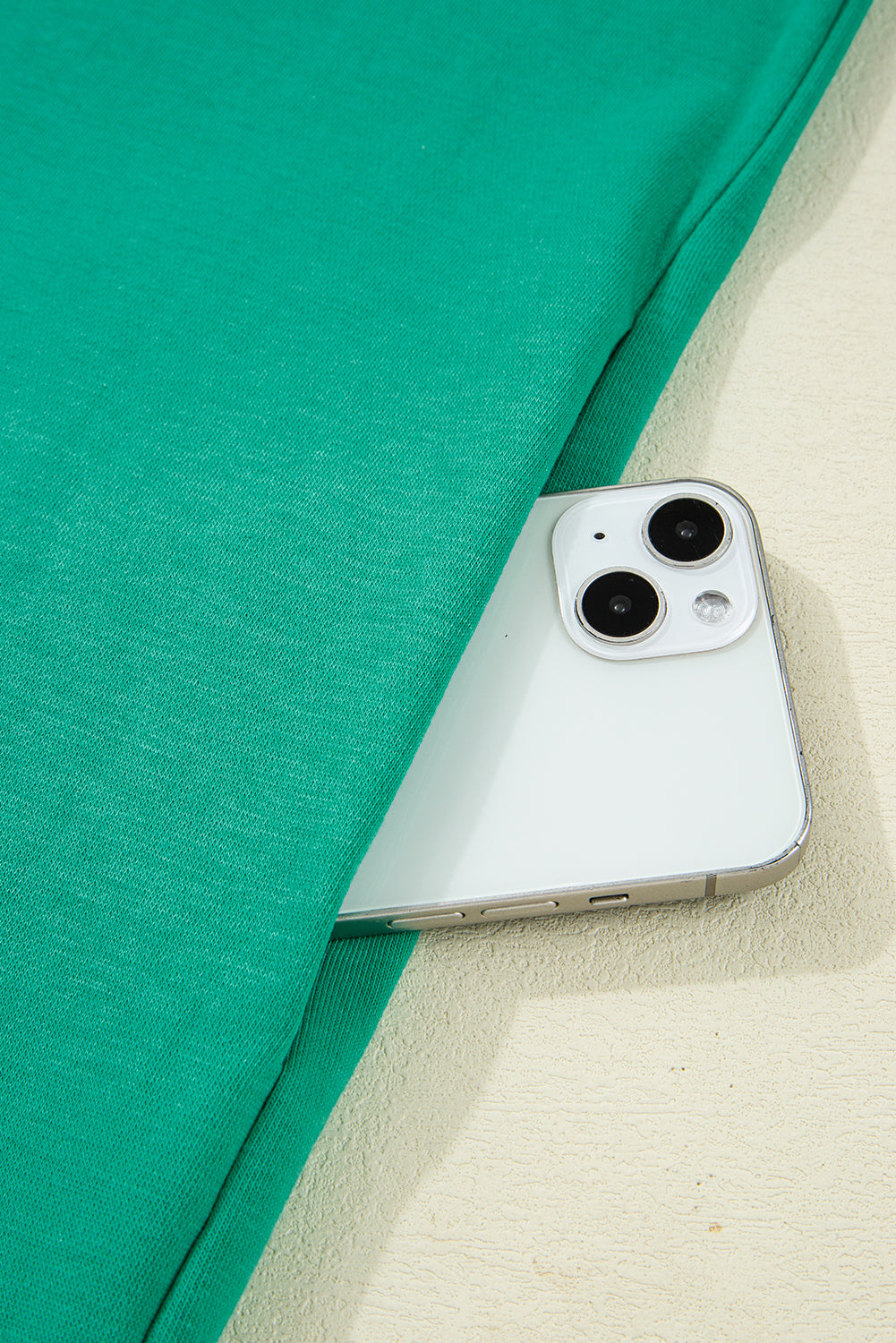 Mint Green Preppy Contrast Striped V Neck Long Sleeve T-shirt Dress