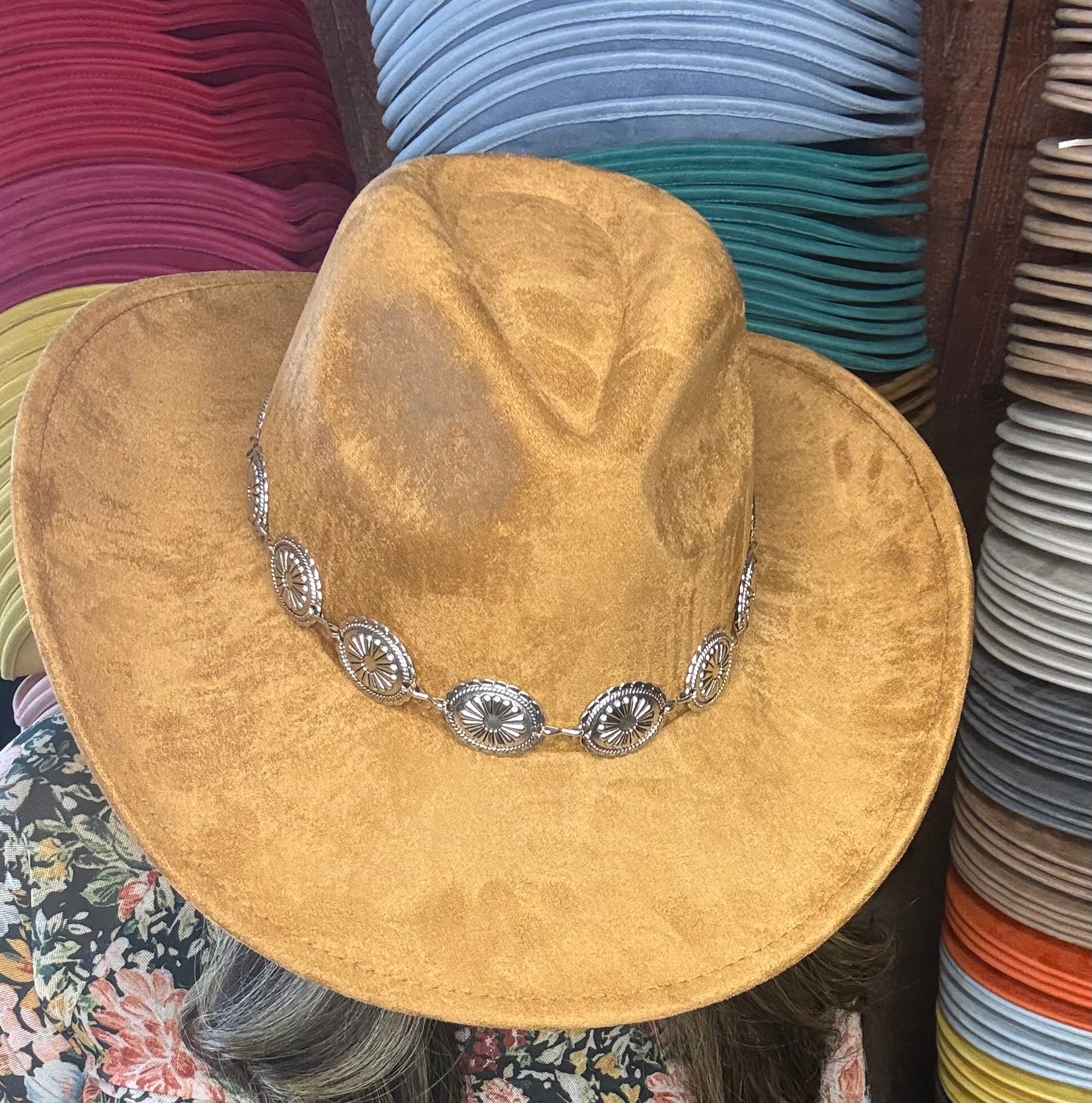 Premium Suede Cowboy Hat, Hat with Belted Accessory, Hat for Burning, Cowboy Hat, Rancher Hat, Hat for customization-2