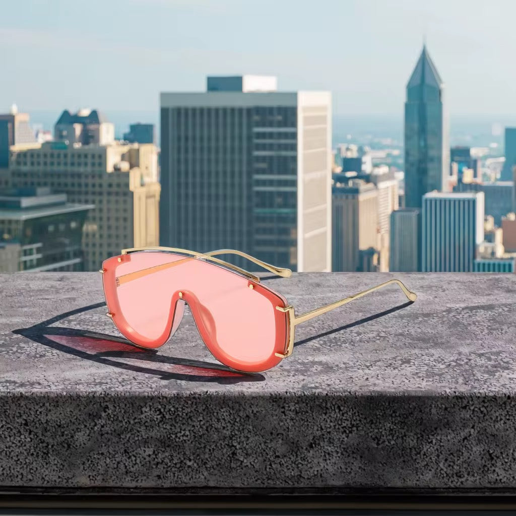 For you statement Sunglasses, Durable Resin & Metal Unisex Design - Lightweight-4