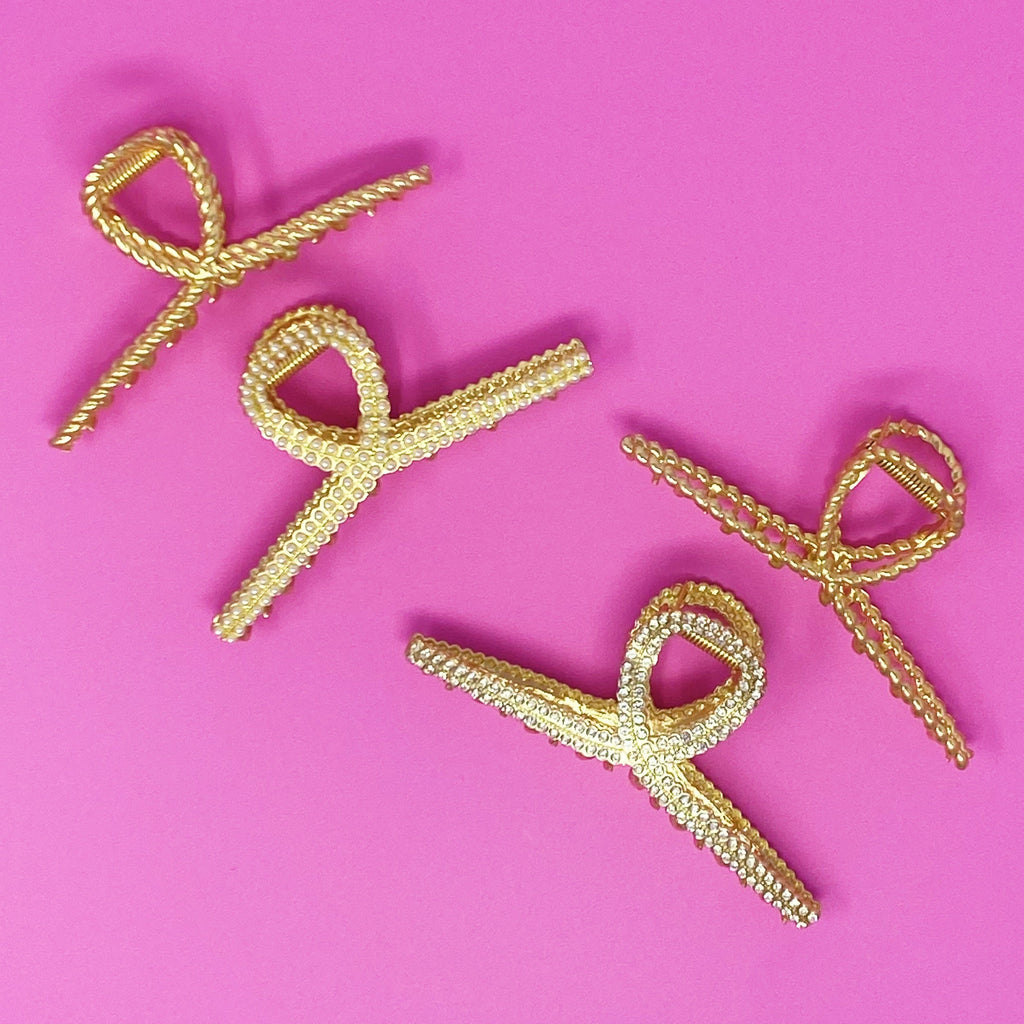 Golden Gem Hair Claw Set-0