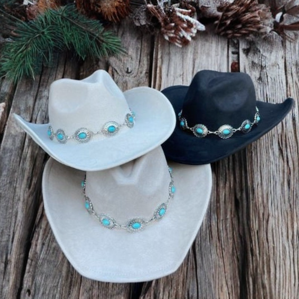 Flare premium Suede Cowboy Hat-2