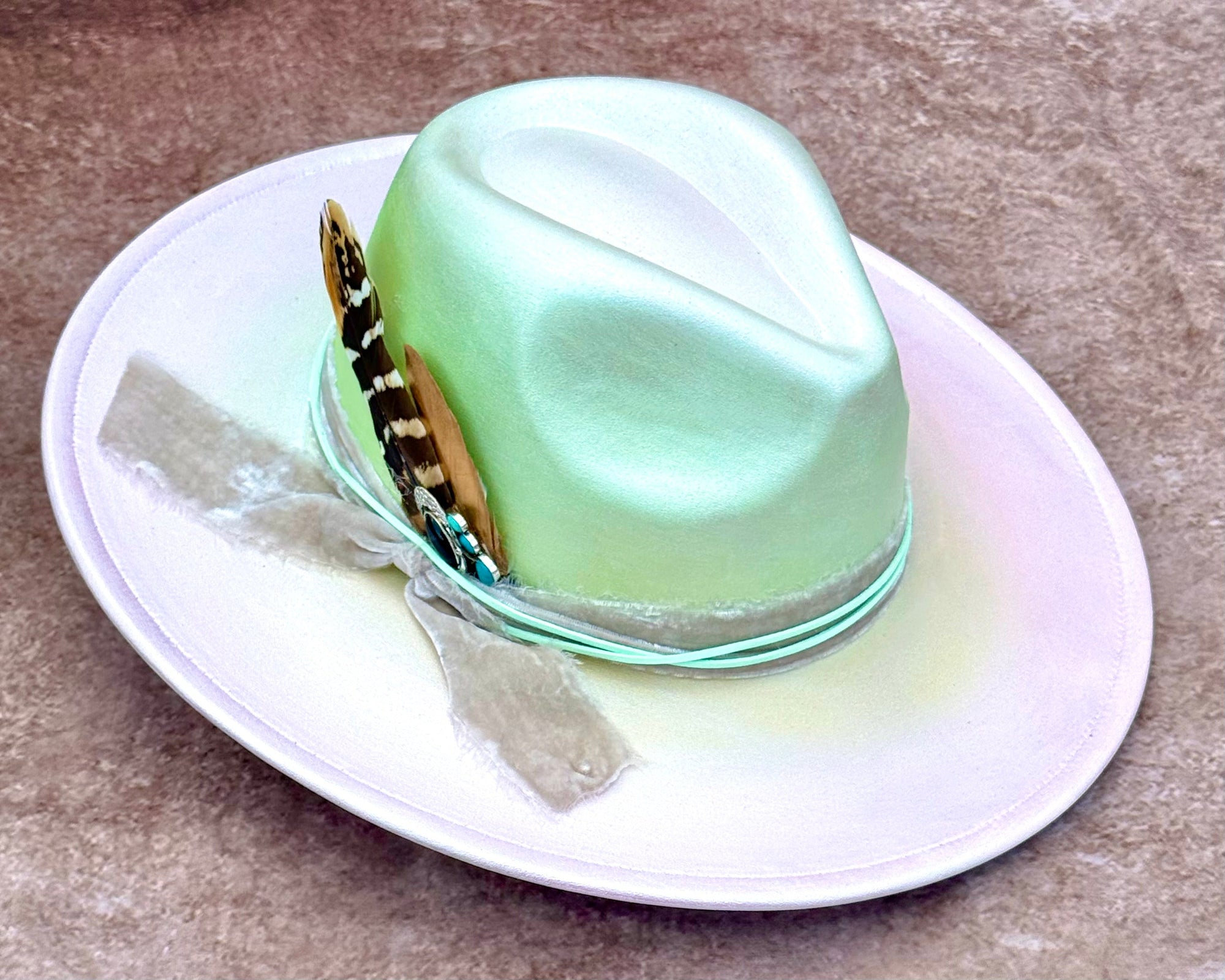 Custom handcrafted Fedora Hat-1