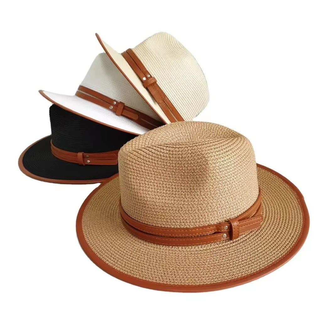 Classic Straw fedora-2