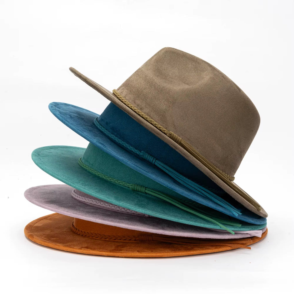 Classic lux Suede Fedora-3