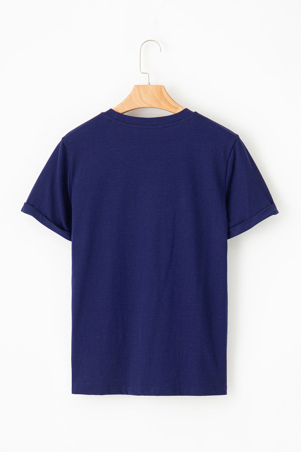 Blue GAMY DAY Baseball Crewneck T Shirt
