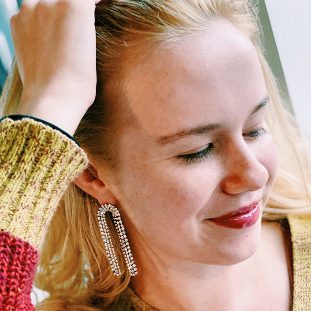 Shiny Drop Earrings-4