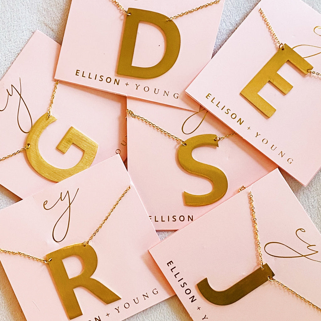 Ellison + Young: Boldly You Initial Necklace-1