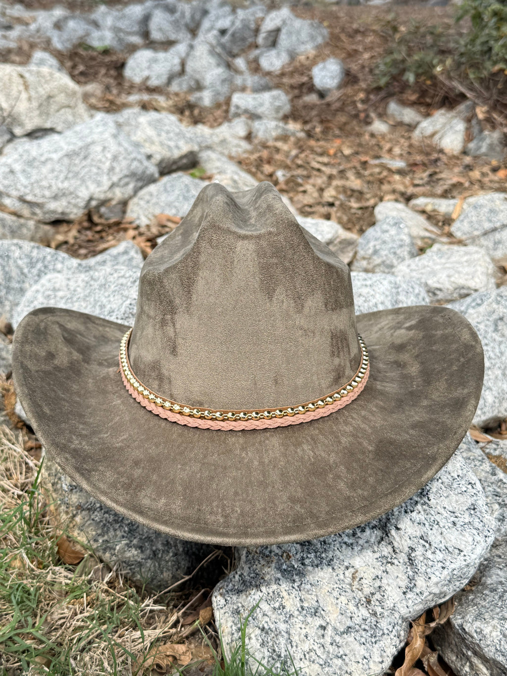 Chique premium Suede Cowboy Hat-0
